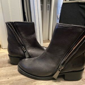 Frye demi zip ankle boots